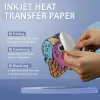 Transfer paper, pure cotton T-shirt, inkjet light color heat transfer paper, blue grid red grid heat transfer vinyl T-shirt, transfer paper Item Picture